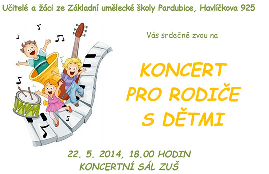 Koncert pro rodiče s dětmi 22. 5. 2014