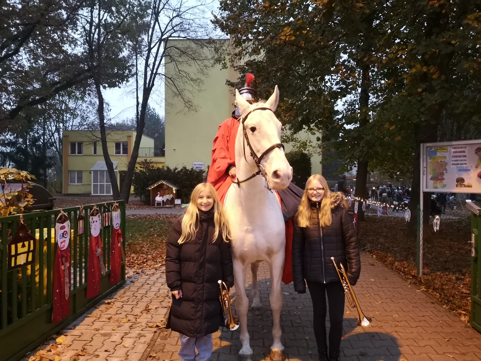 Vítání Martina na bílém koni